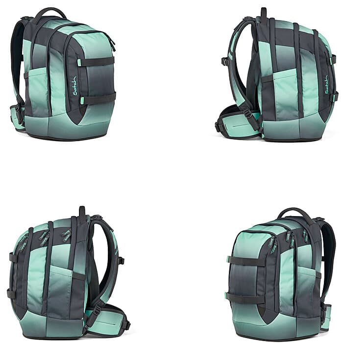 Satch Pack Gradient Mint 3tlg. Schulrucksack-Set