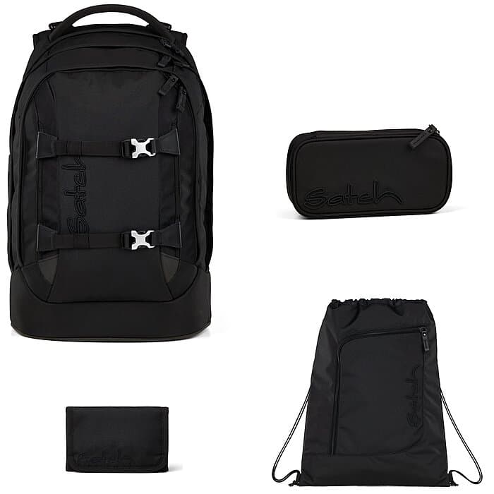 Satch Pack Nordic Black 4tlg.