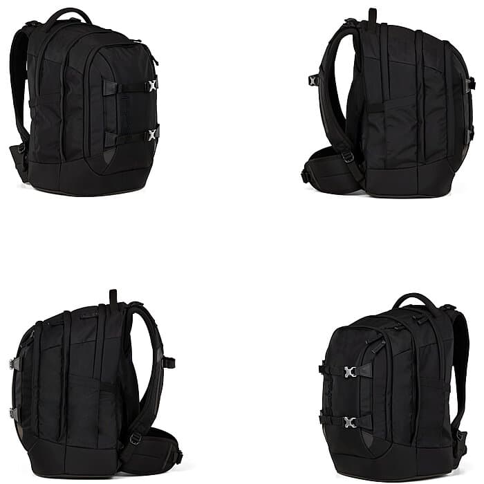 Satch Pack Nordic Black 4tlg.