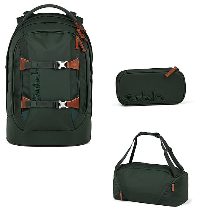 Satch Pack Nordic Forest Green 3tlg.