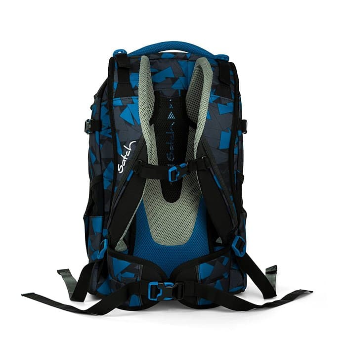 Satch Pack Blue Triangle Schulrucksack