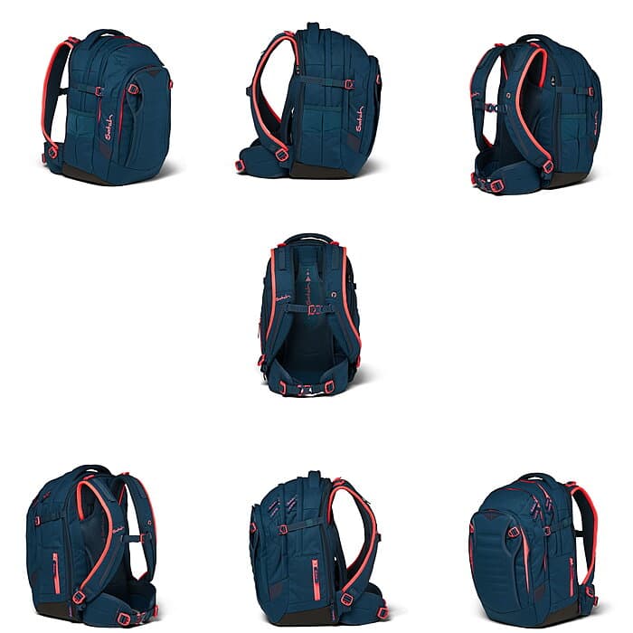 Satch Match Pink Phantom Update Schulrucksack