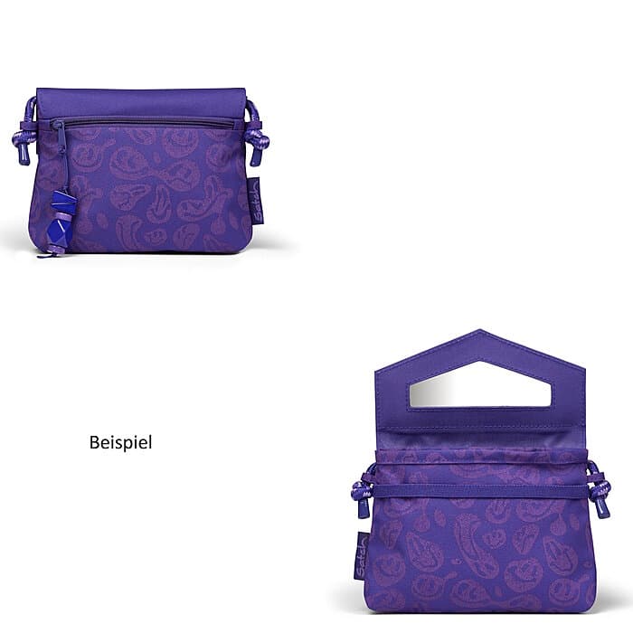 Satch Clutch Bright Faces