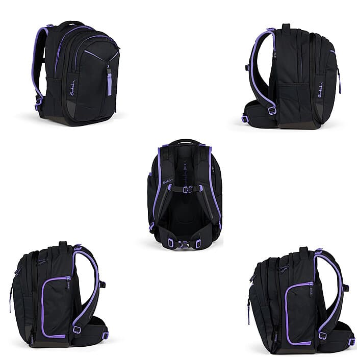 Satch Match Purple Phantom Schulrucksack