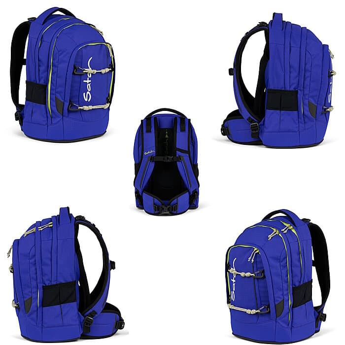 Satch Pack Blue Climber 3 tlg. Set Schulrucksack