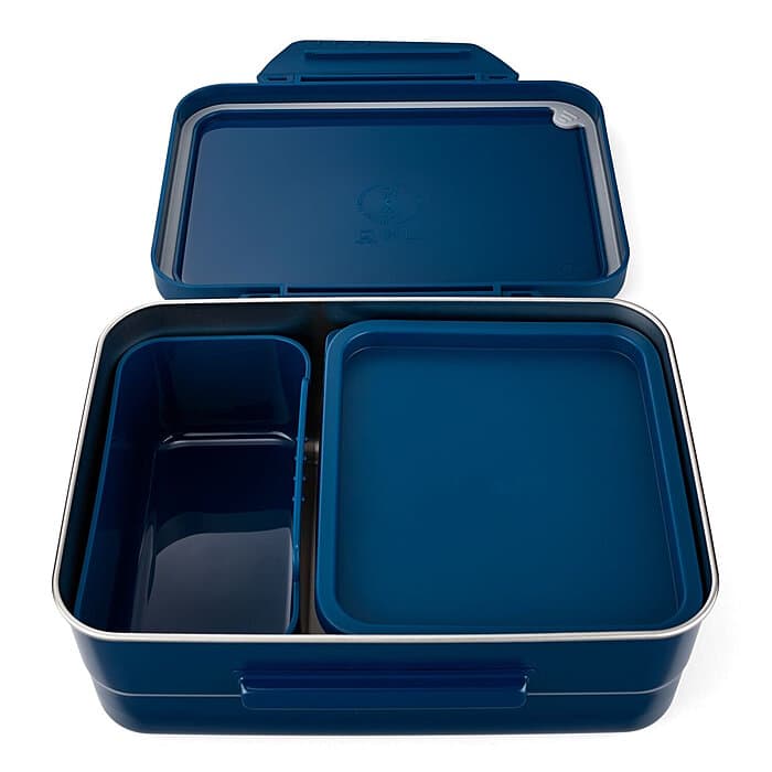 Satch Edelstahl Brotdose blue