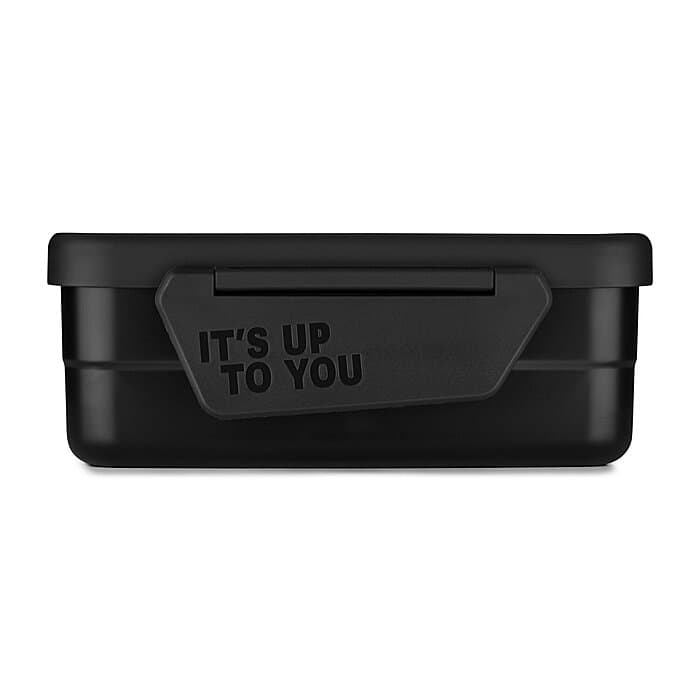 Satch Edelstahl Brotdose black