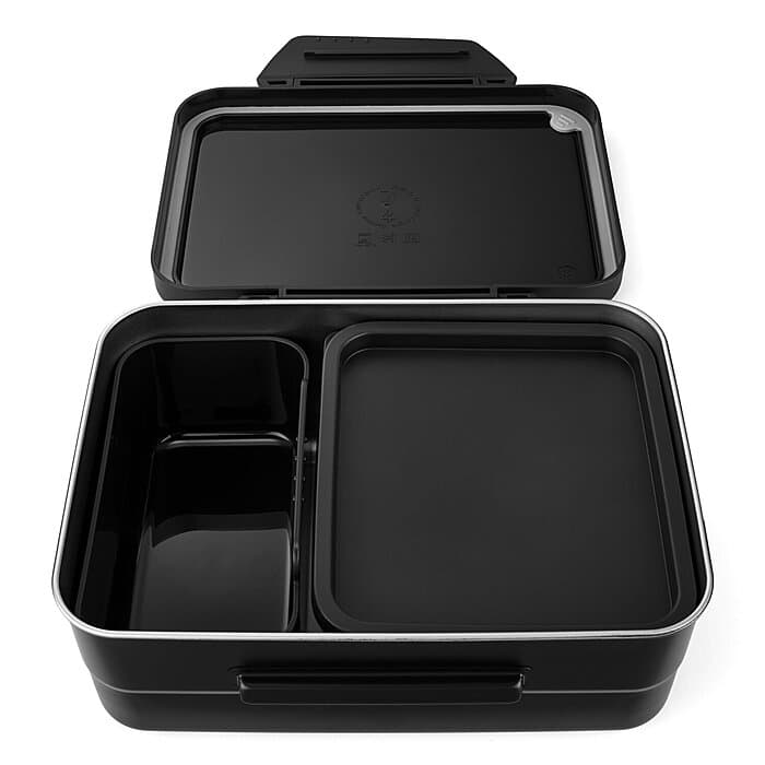 Satch Edelstahl Brotdose black