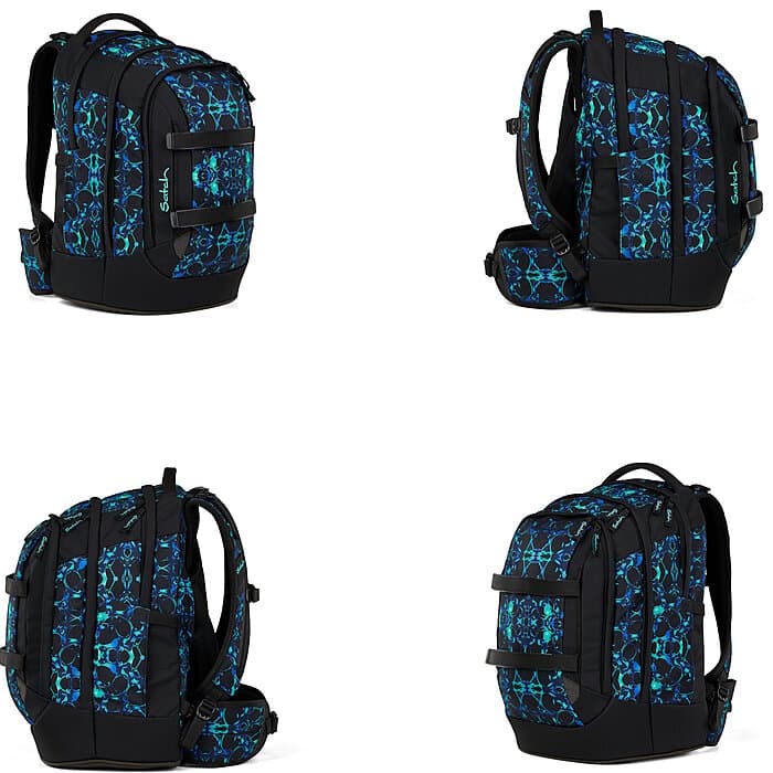 Satch Pack Caleido Blue Schulrucksack