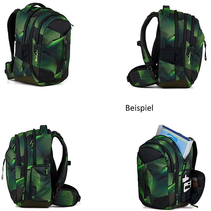 Satch Match Seismic Green Schulrucksack