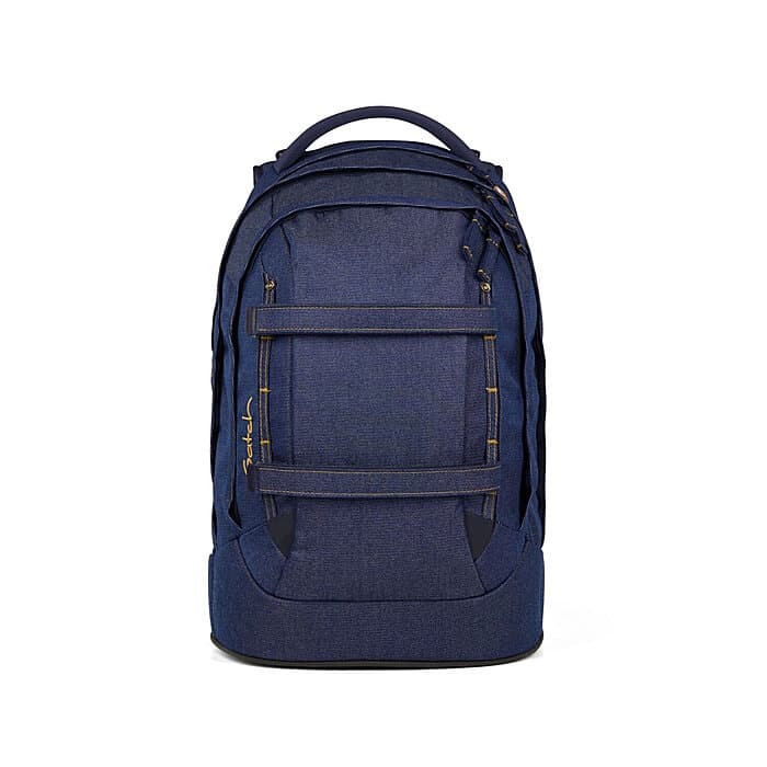 Satch Pack Schulrucksack Set Denim Blue