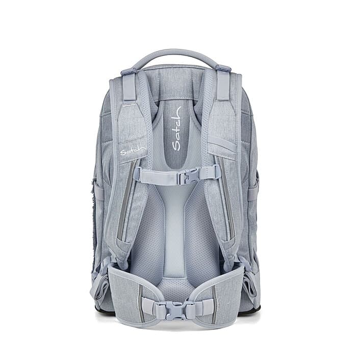 Satch Pack Schulrucksack Set Denim Washed Blue