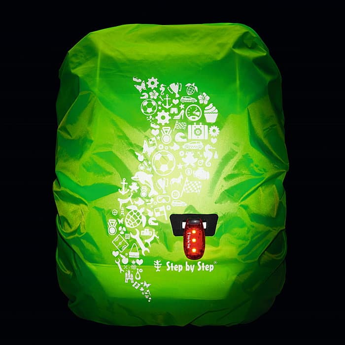 Hama LED Sicherheits Klemmleuchte rot, Klippverschluss