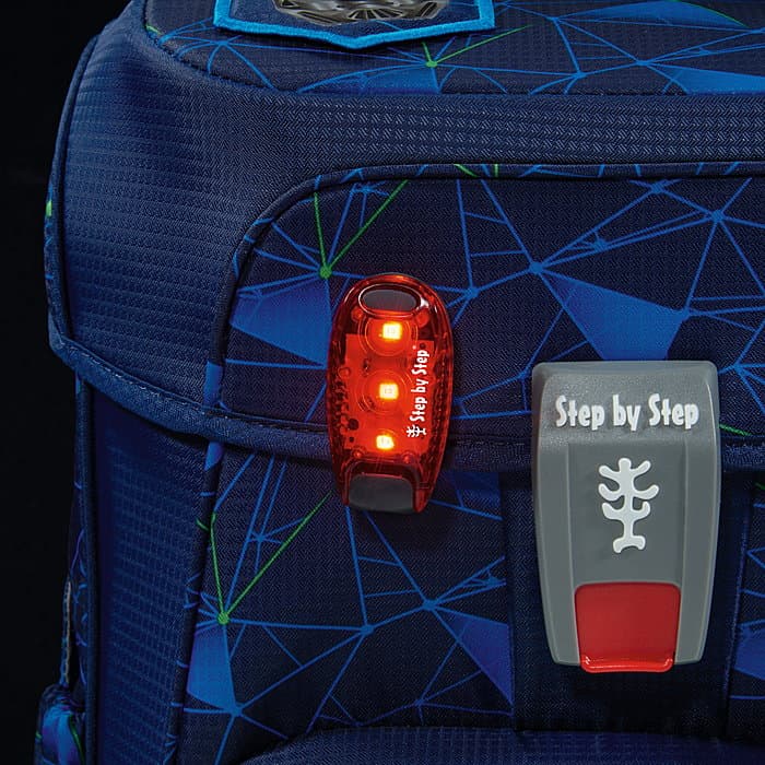 Hama LED Sicherheits Klemmleuchte rot, Klippverschluss