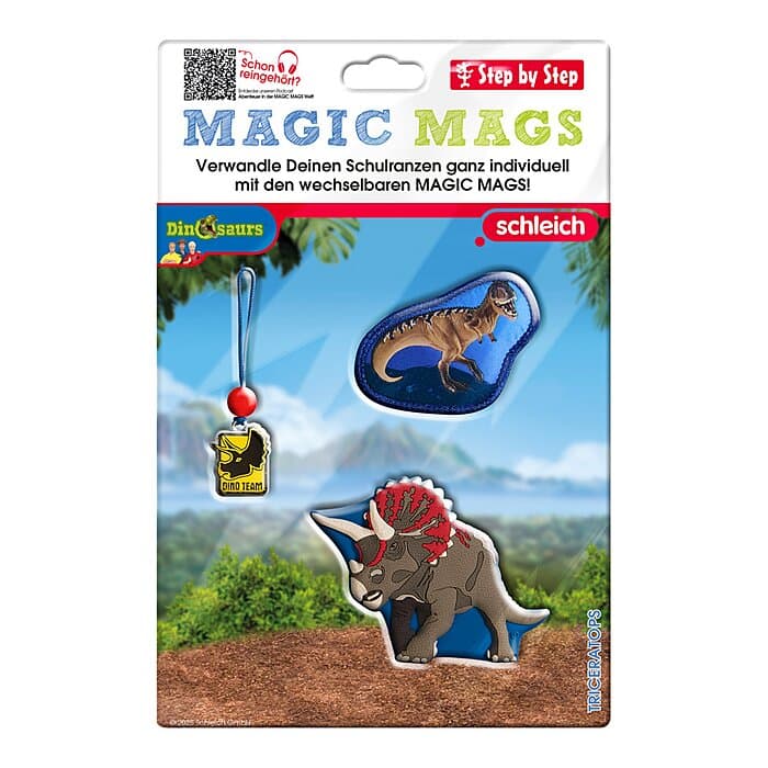 Step by Step Magic Mags schleich® Dinosaurs Triceratops
