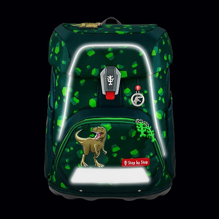 Step by Step Fit Schulranzen Set Dino Targo 5-teilig