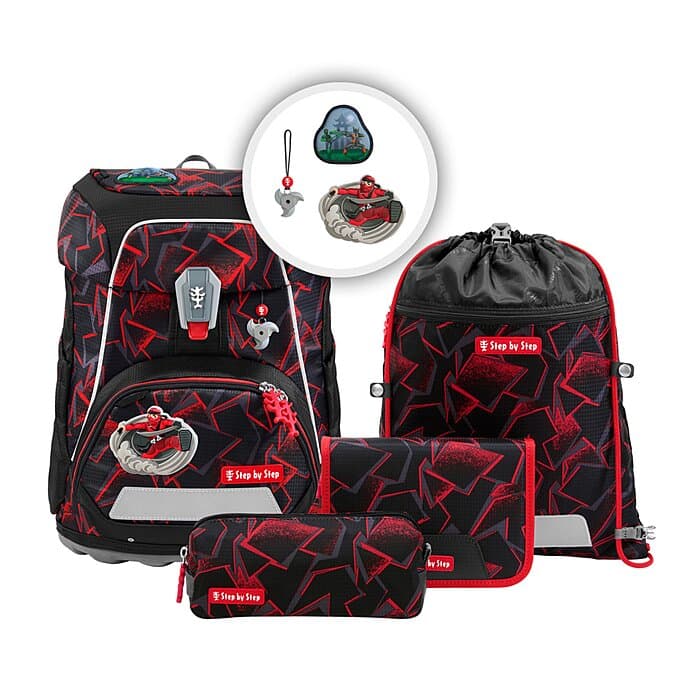 Step by Step Fit Schulranzen Set Ninja Yuma 5-teilig