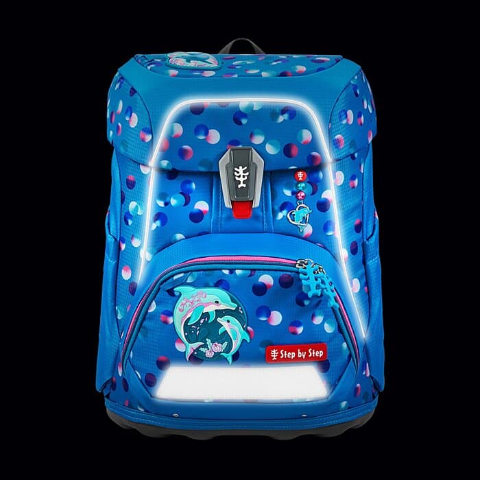 Step by Step Fit Schulranzen Set Dolphin Finja 5-teilig