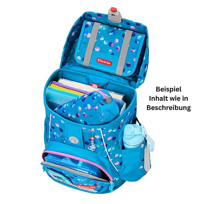 Step by Step Fit Schulranzen Set Dolphin Finja 5-teilig