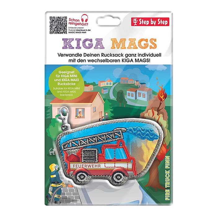 Step by Step Magic Mags Fire Truck Fin
