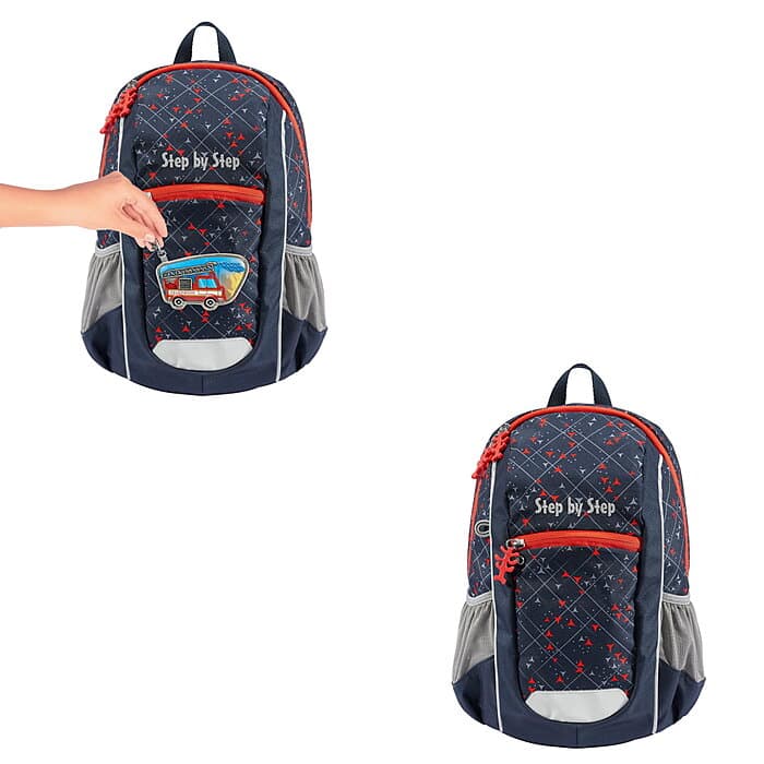 Step by Step Kindergartenrucksack Set Maxi Fire Truck Fin