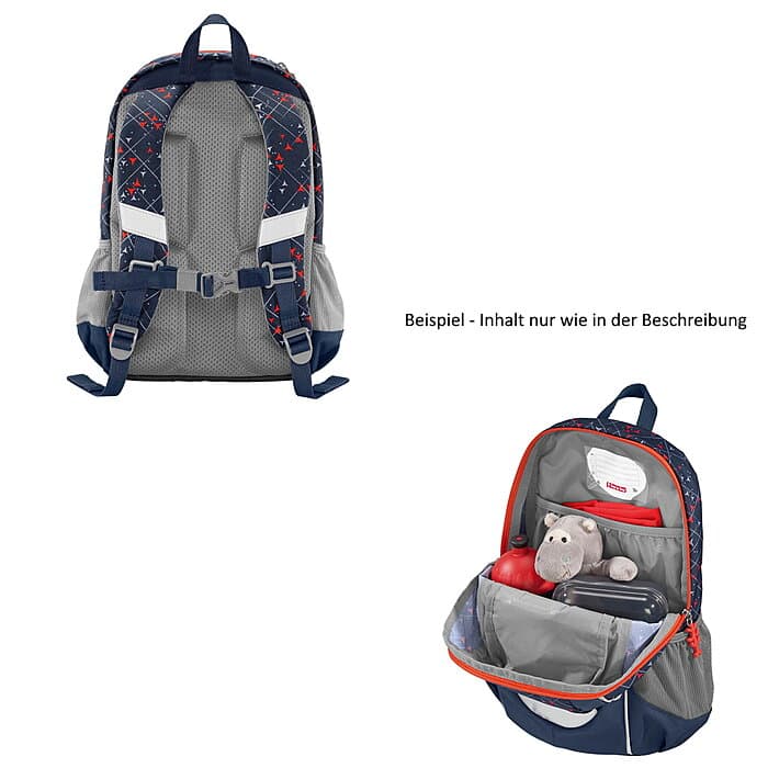 Step by Step Kindergartenrucksack Set Maxi Fire Truck Fin