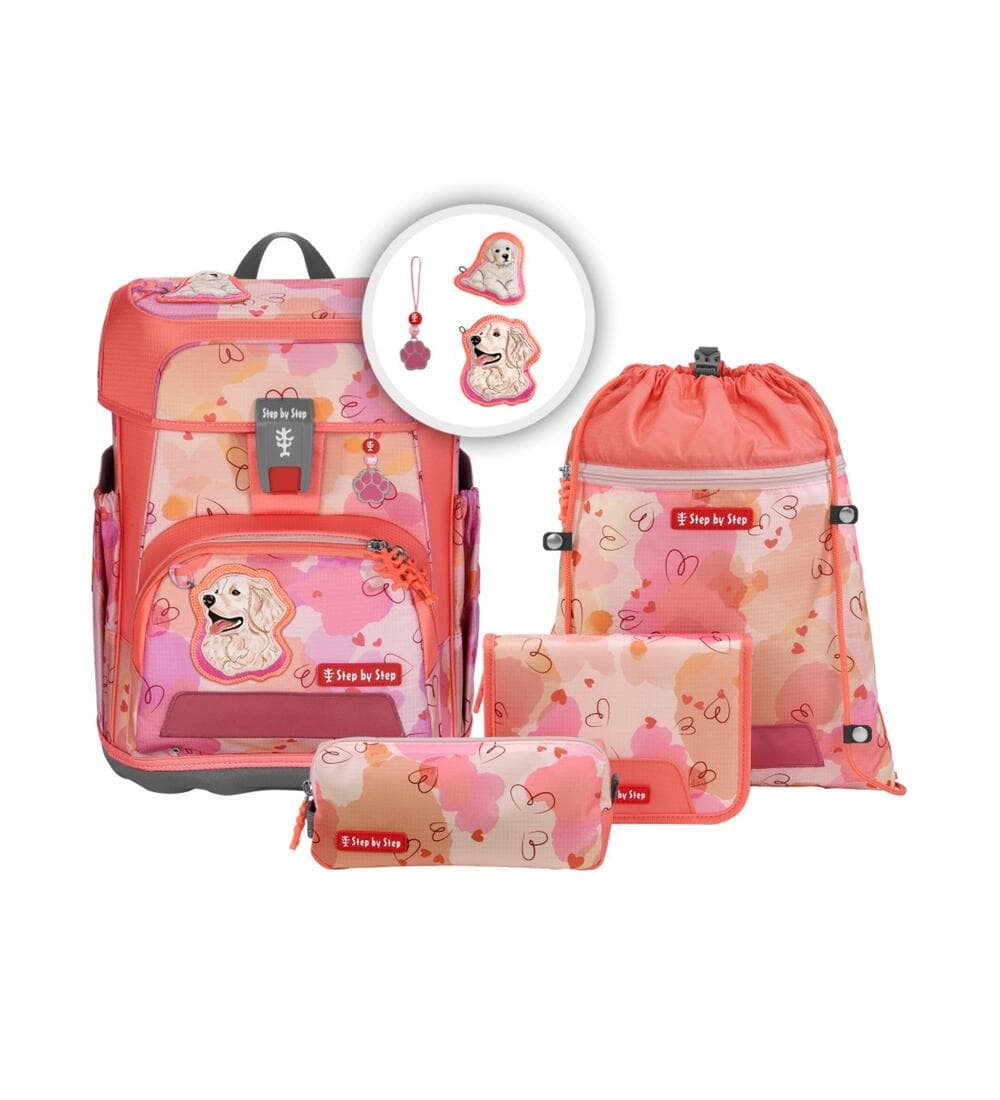 Step by Step Cloud Schulranzen Set Dog Kira 5-teilig