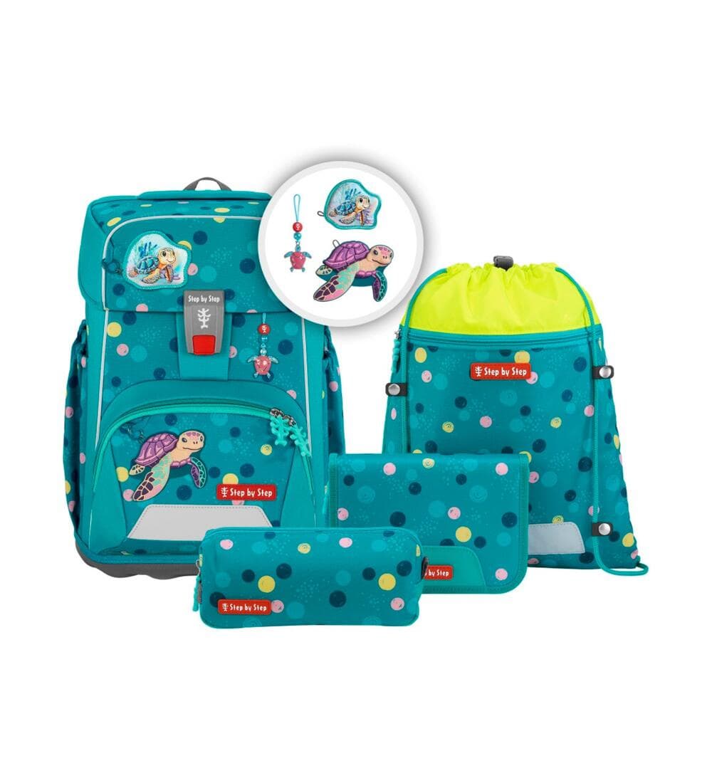 Step by Step Giant Schulranzen Set Turtle Josie 5-teilig