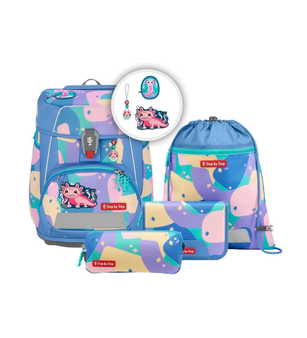 Step by Step Space Schulranzen Set Axolotl Sally 5-teilig