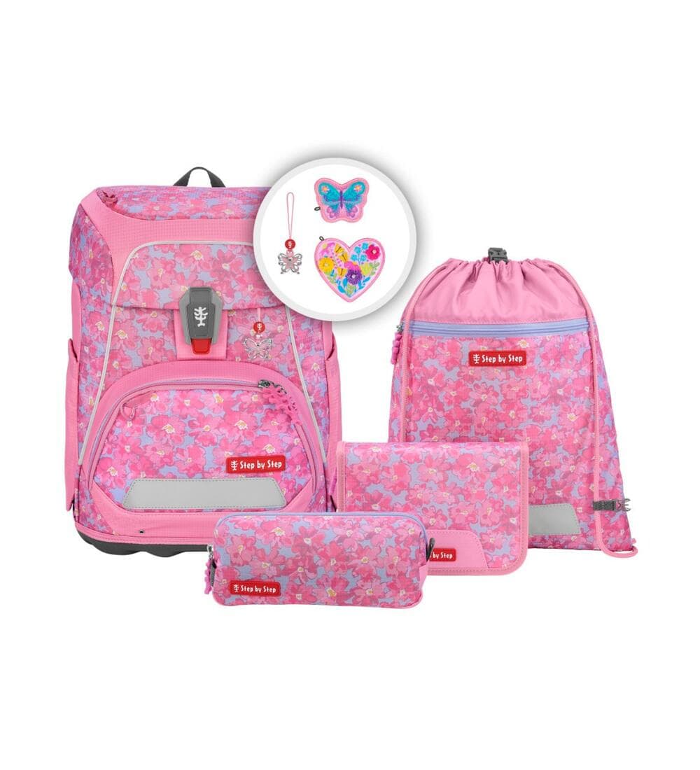 Step by Step Fit Schulranzen Set Heart Luma 5-teilig