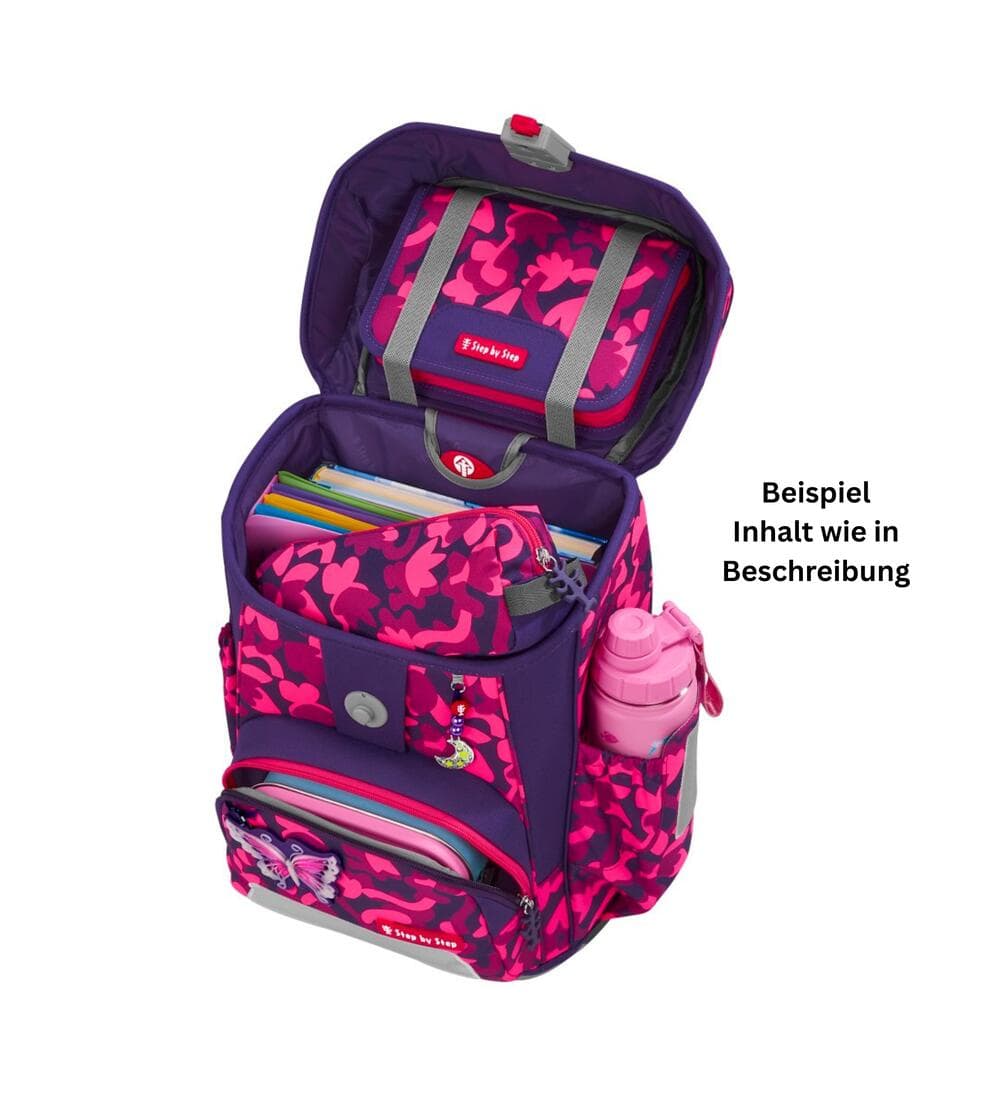 Step by Step Cloud Shine Schulranzen Set Butterfly Ina 5-teilig