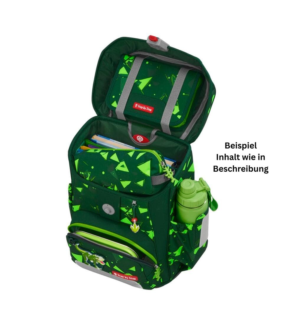 Step by Step Cloud Shine Schulranzen Set Dino Tyro 5-teilig