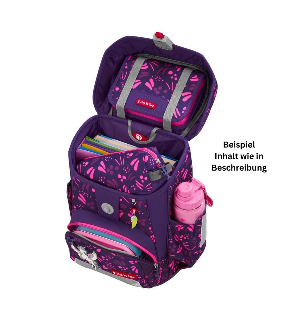 Step by Step Cloud Shine Schulranzen Set Pegasus Lia 5-teilig