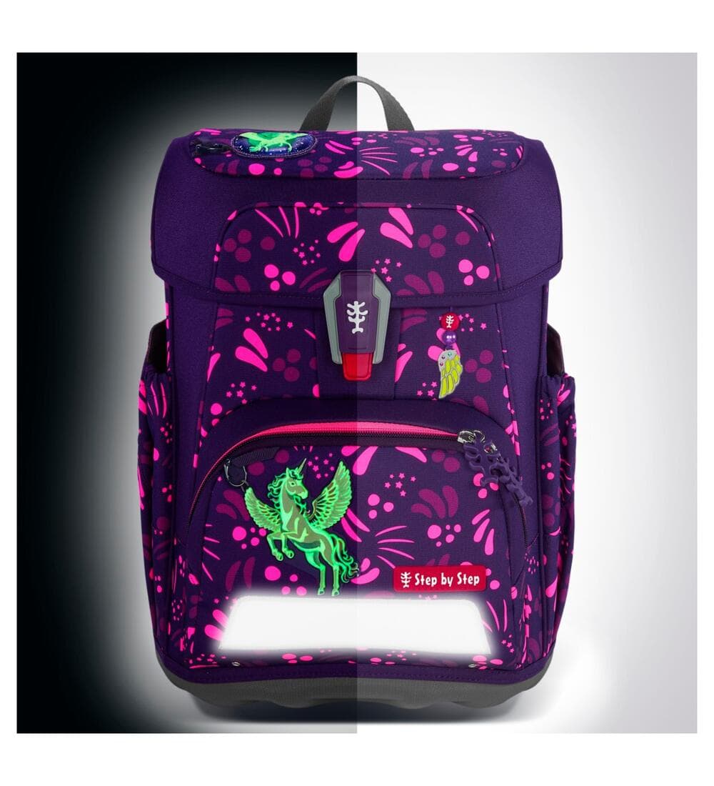 Step by Step Cloud Shine Schulranzen Set Pegasus Lia 5-teilig