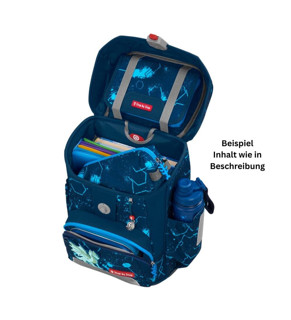 Step by Step Cloud Shine Schulranzen Set Ice Dragon Tarek 5-teilig