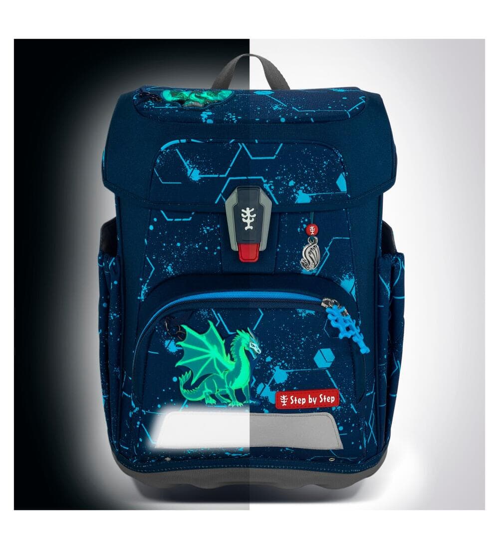 Step by Step Cloud Shine Schulranzen Set Ice Dragon Tarek 5-teilig