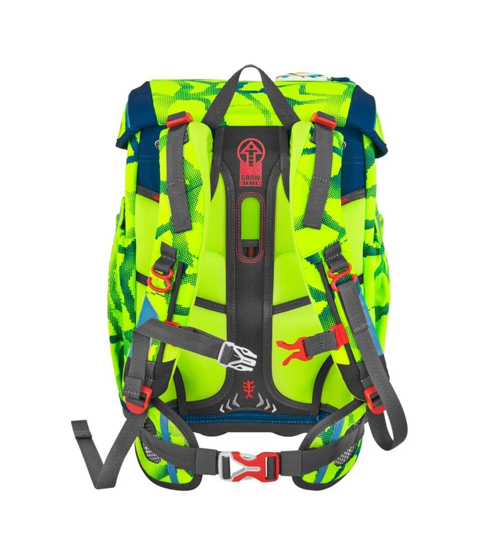 Step by Step Cloud Neon Schulranzen Set Soccer Leo 5-teilig