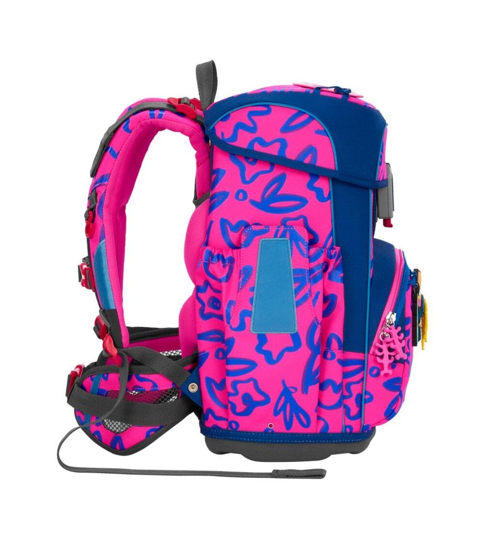 Step by Step Cloud Neon Schulranzen Set Tropical Bird Polly 5tlg