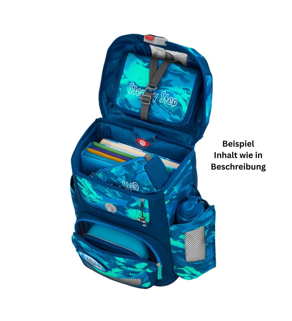 Step by Step Circle Schulranzen Set Shark Aris 5-teilig