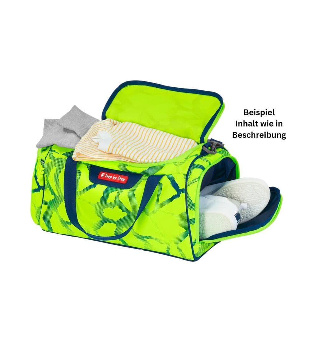 Step by Step Sporttasche Neon Soccer Leo