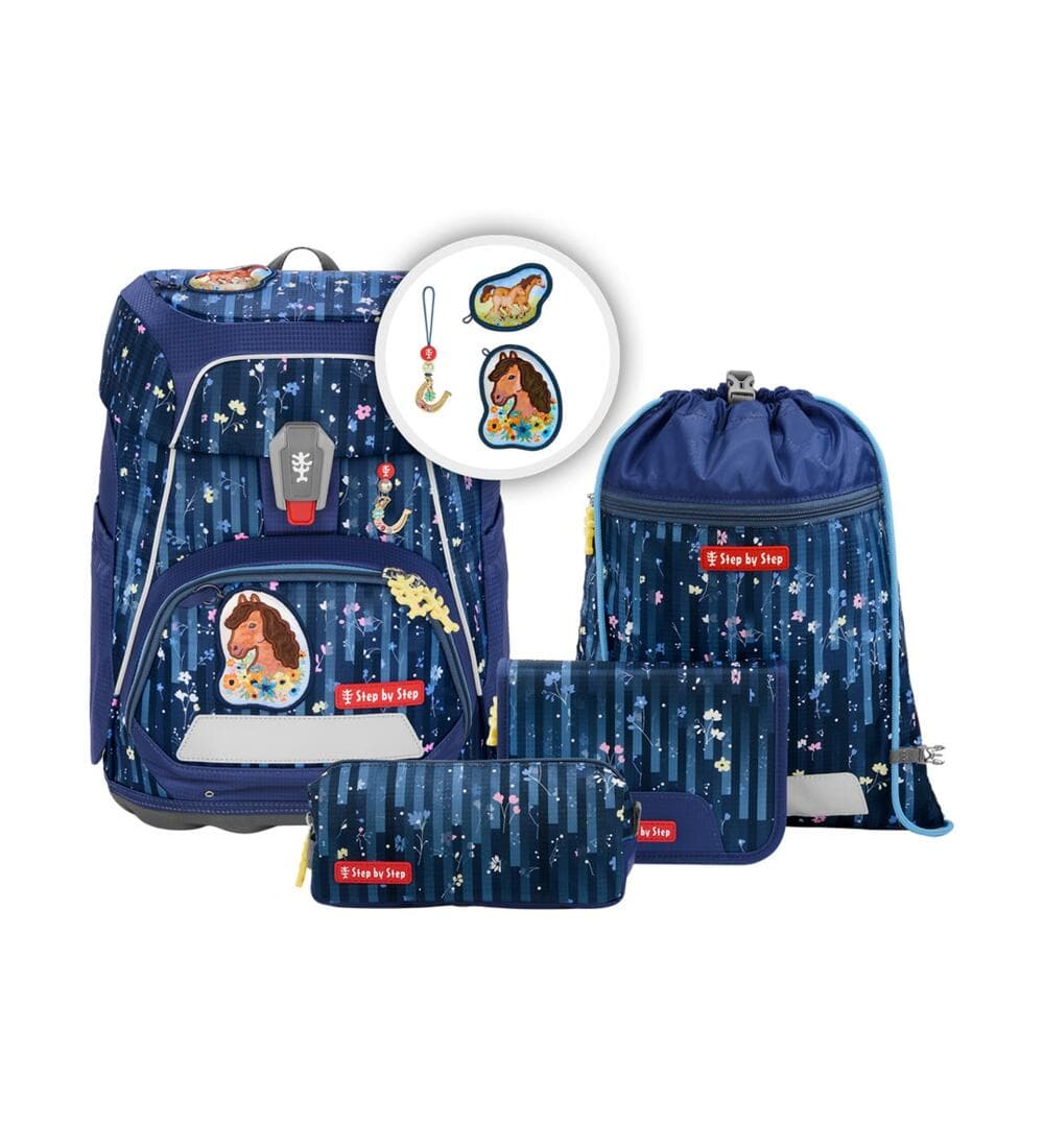 Step by Step Fit Schulranzen Set Horse Mila 5-teilig
