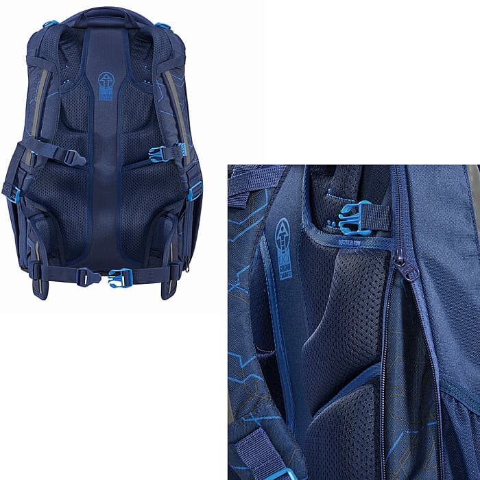 Coocazoo PORTER Blue Motion Schulrucksack