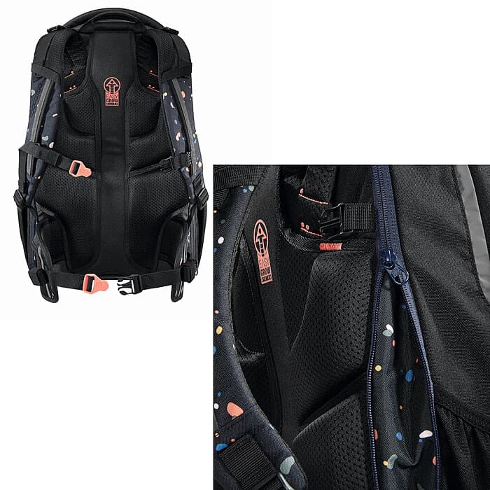 Coocazoo PORTER Sprinkled Candy Schulrucksack