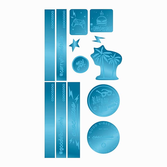 Coocazoo Reflektierendes Sticker-Set Blue