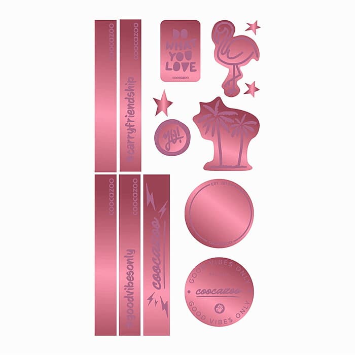 Coocazoo Reflektierendes Sticker-Set Berry
