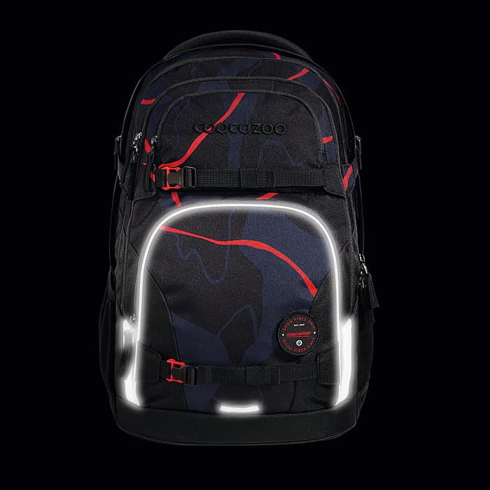 Coocazoo PORTER Lava Lines Schulrucksack