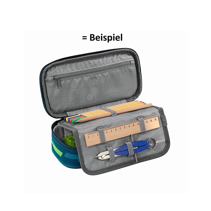 Coocazoo Lime Stripe Schlampermäppchen