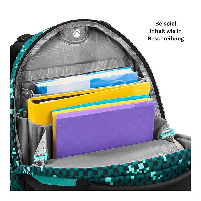 Coocazoo Porter Schulrucksack Pixel Blox
