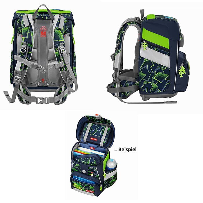 Step by Step SPACE Schulranzen-Set Wild T-Rex Taro, 5-teilig