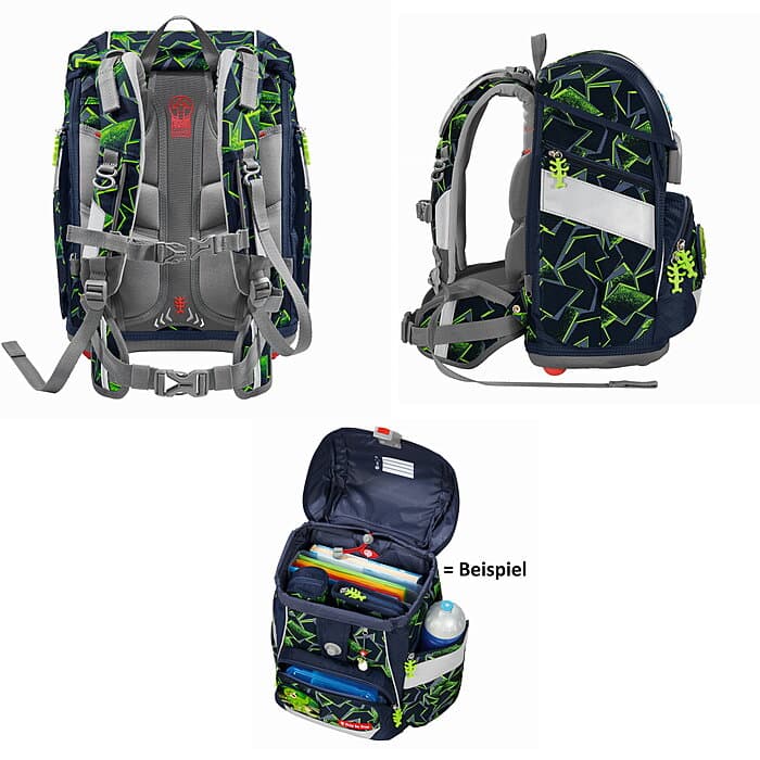 Step by Step 2IN1 PLUS Schulranzen-Set Wild T-Rex Taro, 6-teilig